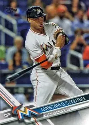 2017 Topps #25 - Giancarlo Stanton - Miami Marlins