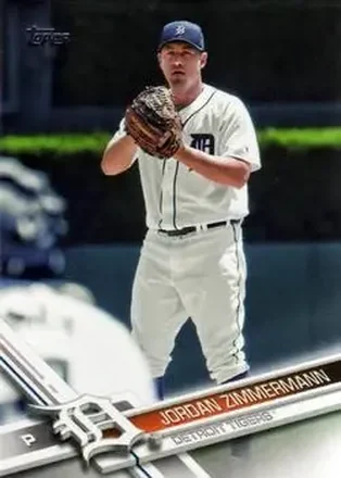 2017 Topps #40 - Jordan Zimmermann - Detroit Tigers