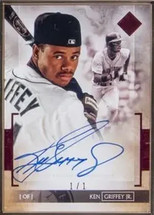 2020 Topps Transcendent Collection - Transcendent Collection Autographs Red #TCA-KG - Ken Griffey Jr. - Seattle Mariners