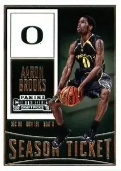 2015 Panini Contenders Draft Picks #1 Aaron Brooks