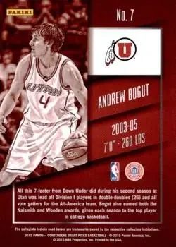 Back of Andrew Bogut