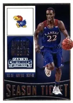 2015 Panini Contenders Draft Picks #8 Andrew Wiggins