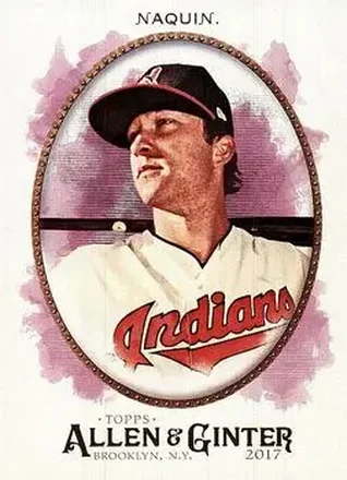 2017 Topps Allen & Ginter #3 - Tyler Naquin - Cleveland Indians