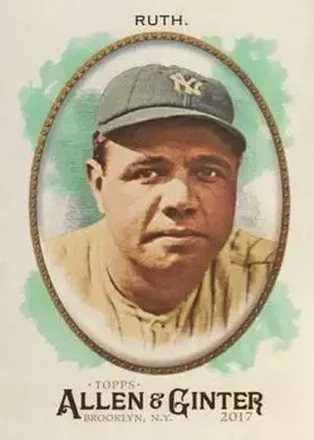 2017 Topps Allen & Ginter #4 - Babe Ruth - New York Yankees