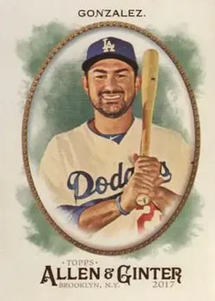 2017 Topps Allen & Ginter #5 - Adrian Gonzalez - Los Angeles Dodgers
