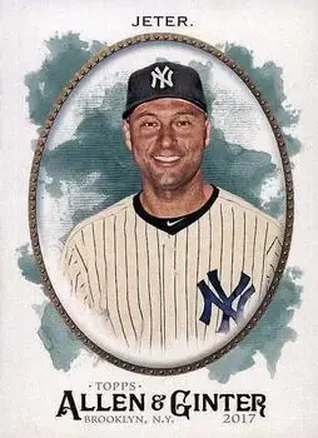 2017 Topps Allen & Ginter #7 - Derek Jeter - New York Yankees