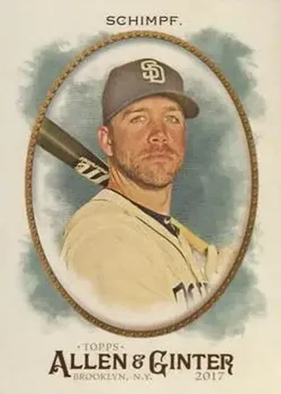 2017 Topps Allen & Ginter #9 - Ryan Schimpf - San Diego Padres