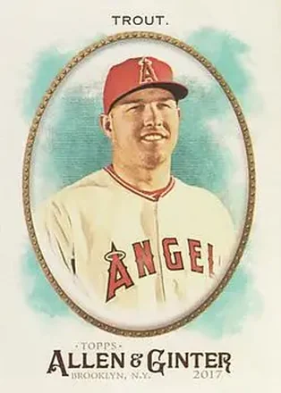 2017 Topps Allen & Ginter #10 - Mike Trout - Los Angeles Angels
