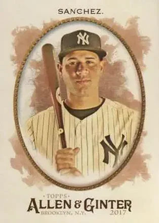 2017 Topps Allen & Ginter #15 - Gary Sanchez - New York Yankees