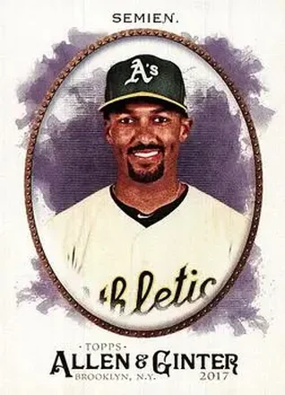 2017 Topps Allen & Ginter #18 - Marcus Semien - Oakland Athletics