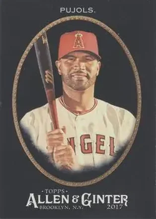 2017 Topps Allen & Ginter X #2 - Albert Pujols - Los Angeles Angels