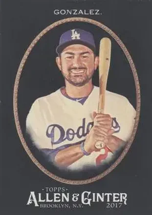 2017 Topps Allen & Ginter X #5 - Adrian Gonzalez - Los Angeles Dodgers