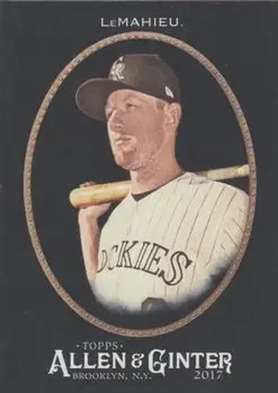 2017 Topps Allen & Ginter X #6 - DJ LeMahieu - Colorado Rockies