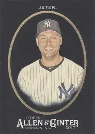 2017 Topps Allen & Ginter X #7 - Derek Jeter - New York Yankees