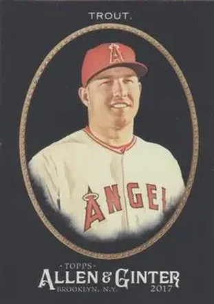 2017 Topps Allen & Ginter X #10 - Mike Trout - Los Angeles Angels