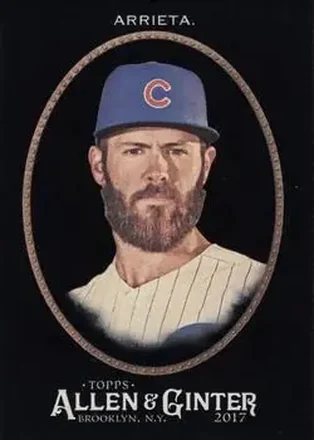 2017 Topps Allen & Ginter X #13 - Jake Arrieta - Chicago Cubs