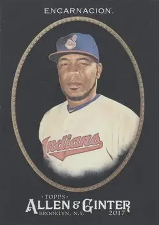 2017 Topps Allen & Ginter X #36 - Edwin Encarnacion - Cleveland Indians