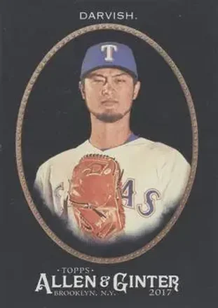 2017 Topps Allen & Ginter X #39 - Yu Darvish - Texas Rangers
