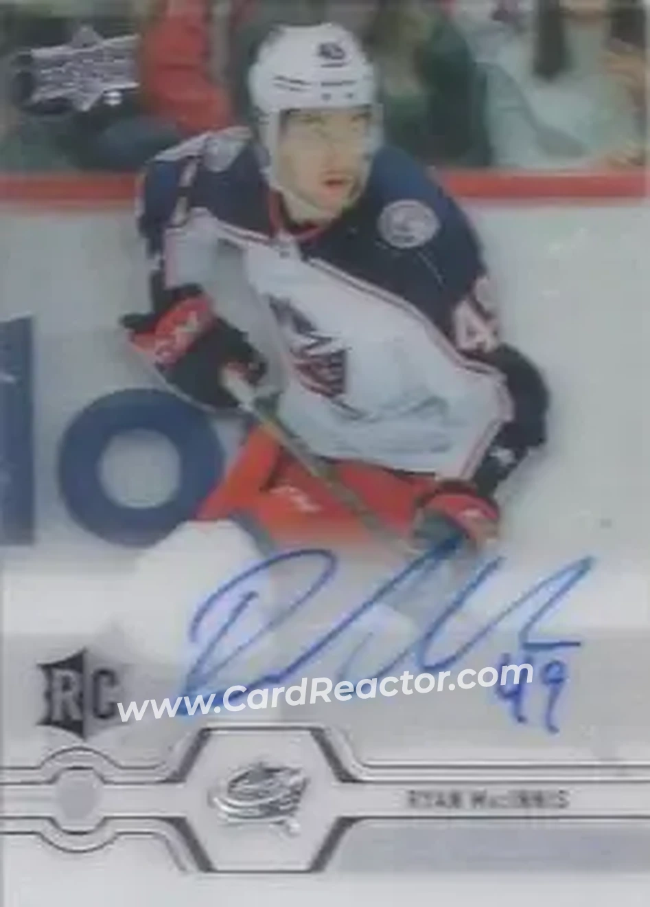 2019-20 Upper Deck Clear Cut #CC-RM - Ryan MacInnis - Columbus Blue Jackets - Front