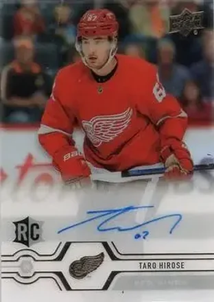 2019-20 Upper Deck Clear Cut #CC-TH - Taro Hirose - Detroit Red Wings