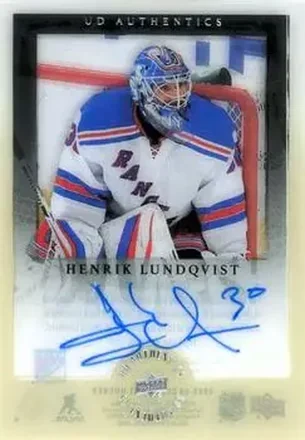 2023-24 Upper Deck Clear Cut - 1998-99 UD Ionix Authentics #UDI-HL - Henrik Lundqvist - New York Rangers