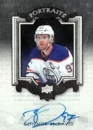 2023-24 Upper Deck Clear Cut - 2003-04 Upper Deck Classic Portraits Autographs #UDP-CM - Connor McDavid - Edmonton Oilers