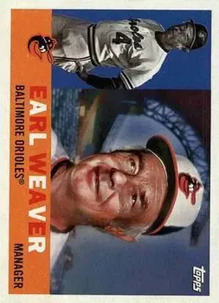 2017 Topps Archives #3 - Earl Weaver - Baltimore Orioles