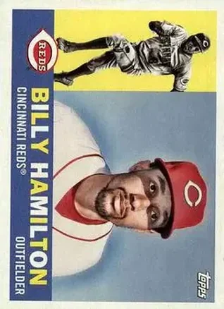 2017 Topps Archives #7 - Billy Hamilton - Cincinnati Reds