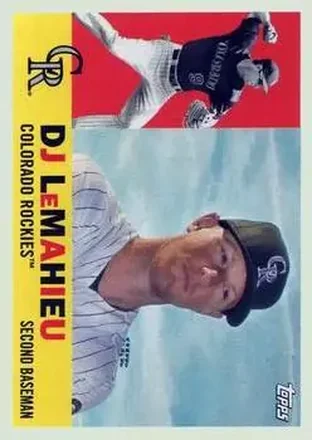 2017 Topps Archives #8 - DJ LeMahieu - Colorado Rockies
