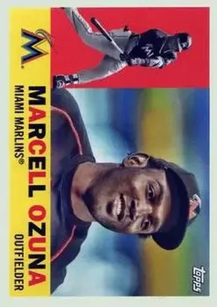 2017 Topps Archives #14 - Marcell Ozuna - Miami Marlins