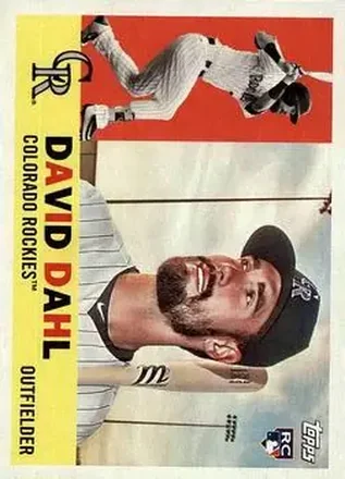 2017 Topps Archives #25a - David Dahl - Colorado Rockies