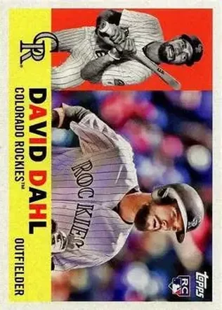 2017 Topps Archives #25b - David Dahl - Colorado Rockies