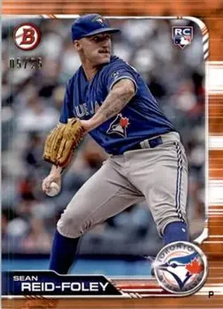 2019 Bowman - Orange #58 - Sean Reid-Foley - Toronto Blue Jays