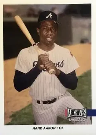 2017 Topps Archives Snapshots #AS-HA - Hank Aaron - Atlanta Braves