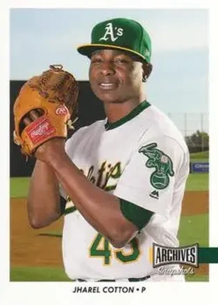 2017 Topps Archives Snapshots #AS-JCO - Jharel Cotton - Oakland Athletics