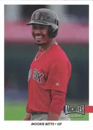 2017 Topps Archives Snapshots #AS-MB - Mookie Betts - Boston Red Sox