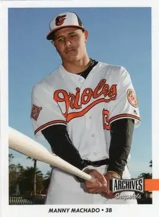 2017 Topps Archives Snapshots #AS-MMA - Manny Machado - Baltimore Orioles