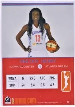Back of Aneika Henry