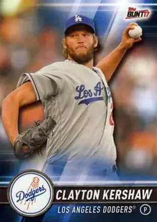 2017 Topps Bunt #1 - Clayton Kershaw - Los Angeles Dodgers
