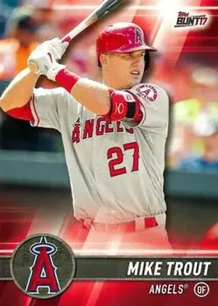 2017 Topps Bunt #2 - Mike Trout - Los Angeles Angels