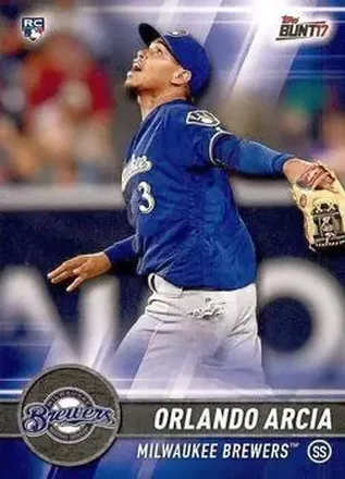 2017 Topps Bunt #9 - Orlando Arcia - Milwaukee Brewers