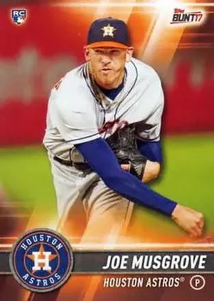 2017 Topps Bunt #10 - Joe Musgrove - Houston Astros