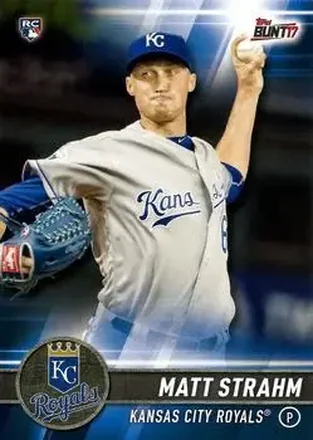 2017 Topps Bunt #12 - Matt Strahm - Kansas City Royals