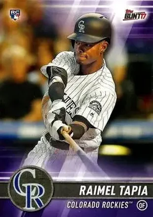 2017 Topps Bunt #12 - Raimel Tapia - Colorado Rockies