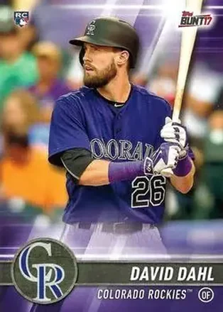 2017 Topps Bunt #13 - David Dahl - Colorado Rockies