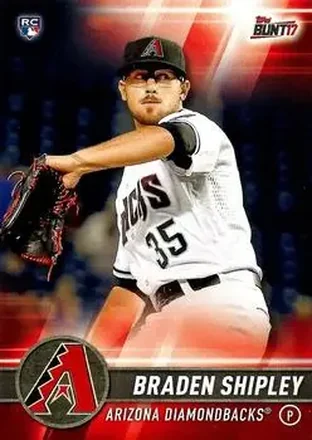 2017 Topps Bunt #14 - Braden Shipley - Arizona Diamondbacks