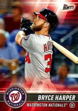 2017 Topps Bunt #27 - Bryce Harper - Washington Nationals