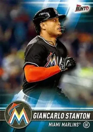 2017 Topps Bunt #28 - Giancarlo Stanton - Miami Marlins