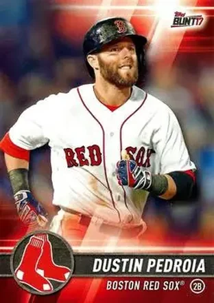 2017 Topps Bunt #38 - Dustin Pedroia - Boston Red Sox