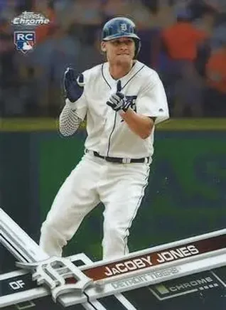 2017 Topps Chrome #2 - JaCoby Jones - Detroit Tigers